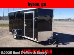 2023 Covered Wagon 6x12 Ramp door Gold Series Black