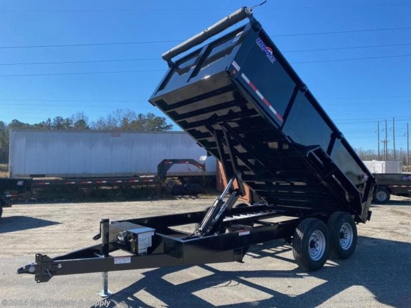 2022 Hawke 7x16 36" High Side Low Pro dump trailer with ramps available in Byron, GA
