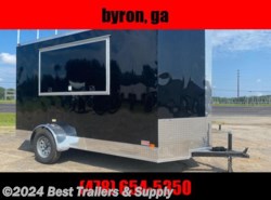 2022 Empire Cargo 6x12 Black basic concession vending trailer  w/ Co