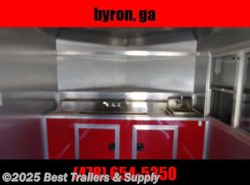 2022 Empire Cargo 8.5x16 RED Concession 3x6 Window w/ Sink Pkg