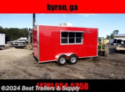 2022 Diamond Cargo 7X16 red concession trailer vending enclosed cargo