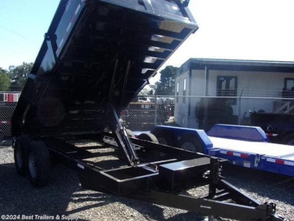 2022 Hawke 7x14 24 high side Low Pro 15k dump trailer w ramps available in Byron, GA