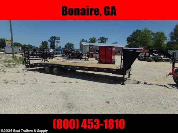 2022 Down 2 Earth 102 x 26-10k goose neck deck over equipment traile available in Byron, GA