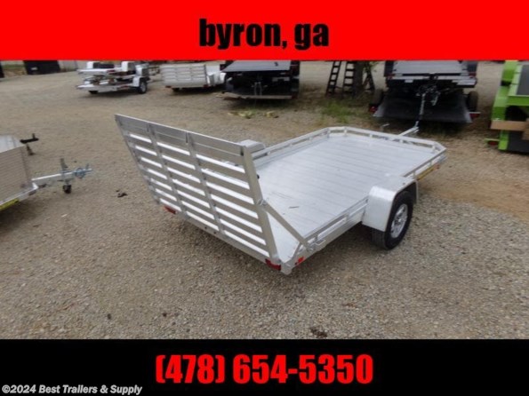 2023 Aluma 7712H single axle trailer mag wheels available in Byron, GA