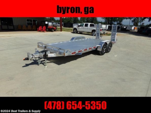 2022 Mission Trailers 7 X 20 14K aluminum equipment bobcat flatbedtraile available in Byron, GA