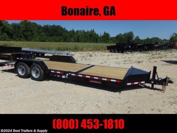 2022 Midsota 83x22 tilt 22ft equipment flat bed trailer available in Byron, GA