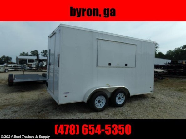 2022 Freedom Trailers 7X14 White Finished Interior Electrical ac base co available in Byron, GA