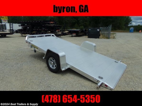 2023 Aluma 8214 h tilt short carhauler trailer aluminum available in Byron, GA