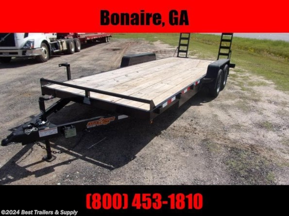 2023 Down 2 Earth 82x20 10k bobcat equipment trailer flat bed 2' dov available in Byron, GA