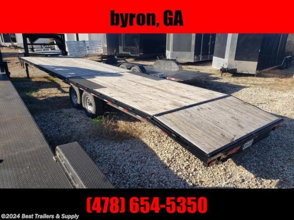 2023 Down 2 Earth 102 X 34 deckover gooseneck carhauler trailer non available in Byron, GA