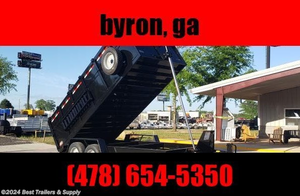 2023 Covered Wagon 7x16 48 high side 16K dump with telescoping lift available in Byron, GA