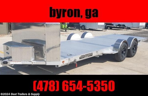 2024 Aluma 8220 Tilt car hauler trailer aluminum 7x20 available in Byron, GA