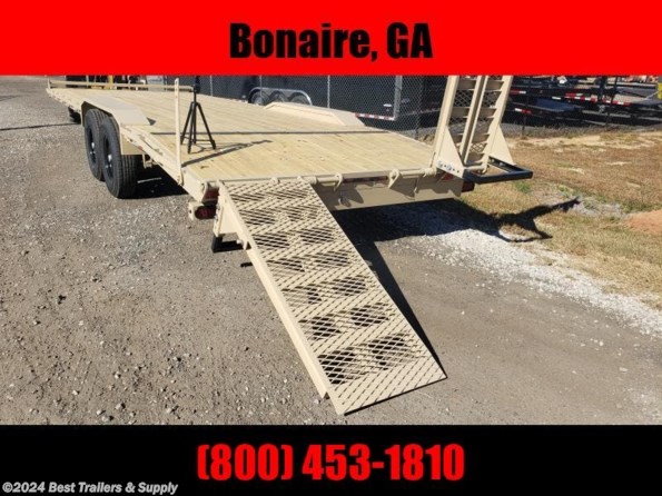 2024 Down 2 Earth 102X24 drive over fenders equipment trailer flatbe available in Byron, GA