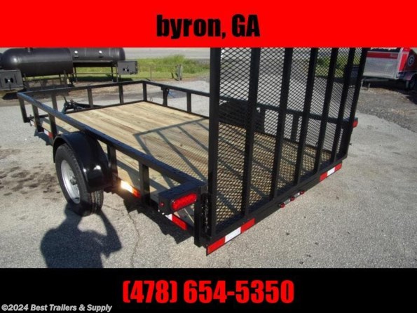 2024 Down 2 Earth 76x12ut Wood Deck utility atv mower trailer available in Byron, GA