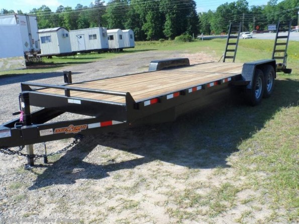 2024 Down 2 Earth 82x24 14k Wood Deck 7x24 equipment atv trailer available in Byron, GA