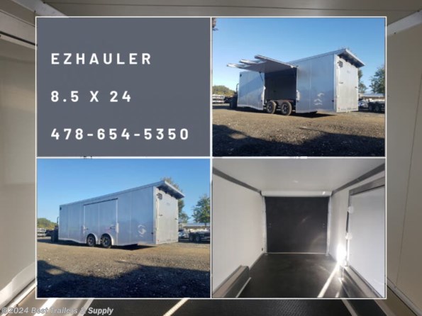 2024 E-Z Hauler 8x24 carhauler triler all aluminum enclosed traile available in Byron, GA