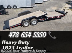 2024 Midsota 83x24 tilt 82x24 equipment flat bed trailer