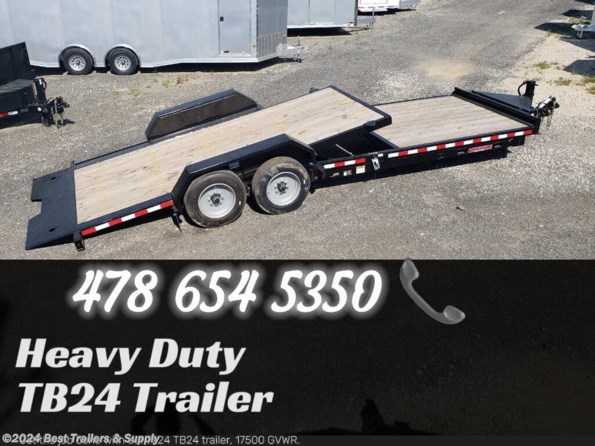2024 Midsota 83x24 tilt 82x24 equipment flat bed trailer available in Byron, GA