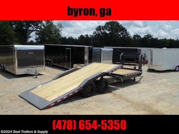 2023 Midsota TBWB26 102X26 super single axles 10 ton gooseneck available in Byron, GA