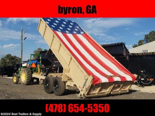 2024 Down 2 Earth 7x16 24 high side 16k dump trailer available in Byron, GA