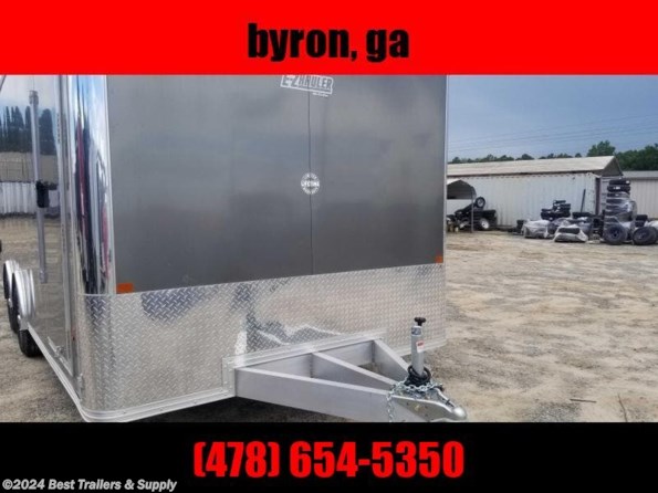 2024 E-Z Hauler 8.5X20 Aluminum Enclosed Charcoal aluminum trailer available in Byron, GA