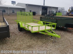 2024 Down 2 Earth 76x12ut Wood Deck utility green mower trailer