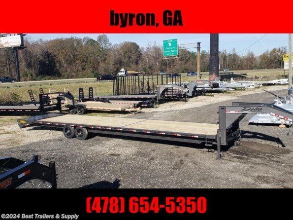 2024 Delta 40 FT hotshot deckover trailer flatbed with monste available in Byron, GA