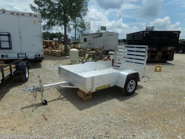 2024 Aluma 638 SR 5x8 aluminum trailer atv utv motor cycle available in Byron, GA