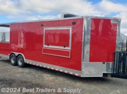 2024 Empire Cargo 8x 28 bbq porch concession vending trailer turn ke