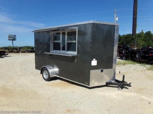 2024 Empire Cargo 6x12 vending trailer food truck w sinks and power available in Byron, GA