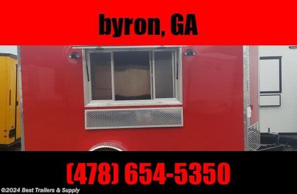 2024 Empire Cargo 6x12 tall interior concession trailer w sinks Fini available in Byron, GA