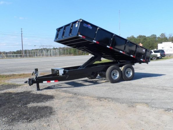 2024 Hawke 8x14 24 High Side Low Pro dump trailer with ramps available in Byron, GA