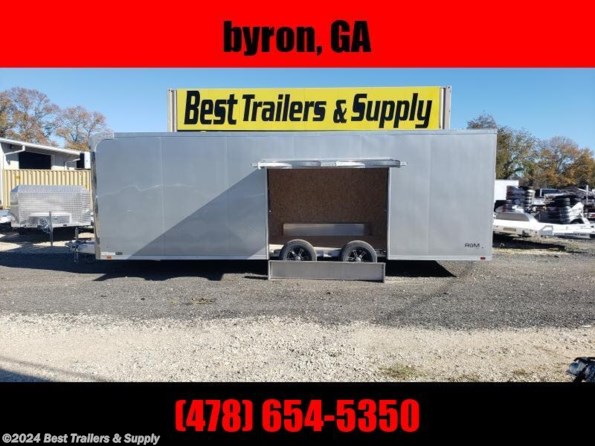 2024 ATC 8 X 24 ROM 300 b;acl bl;ackout carhauler trailers available in Byron, GA