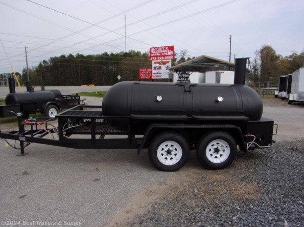 2021 Bubba Grills 500R612 Reverse Flow BBQ smoker trailer available in Byron, GA