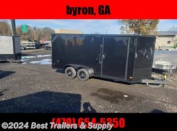 2024 Covered Wagon 7x16blackout enclosed trailer w extra wide doors