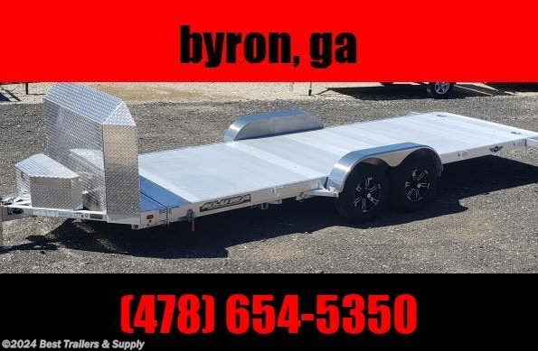 2025 Aluma 8220 Tilt car hauler trailer aluminum power tilt7x20 available in Byron, GA