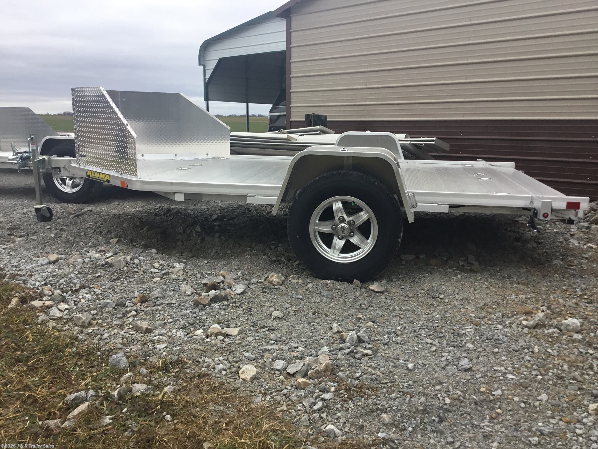 11x6 Motorcycle Trailer for sale New Aluma MC210 Motorcycle Trailer