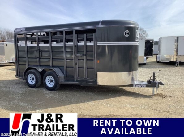2025 CornPro 16' Stock Trailer 7K GVWR available in Orrville, OH