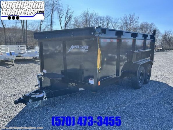 2023 Homesteader Homesteader 7x14 - 14K Dump w/ 44" Sides & RAMPS available in Northumberland, PA