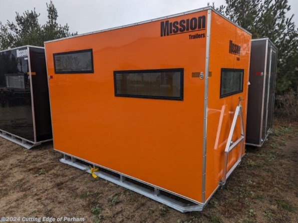 2024 Mission Trailers 6x10 aluminum skid fish house SPRAYFOAMED available in Perham, MN