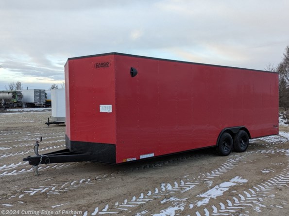 2024 Cargo Express 8.5x24 cargo Red/ black trim available in Perham, MN