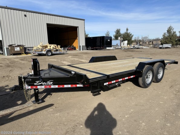 2024 Delta 18' tilt bed equipment trailer available in Perham, MN