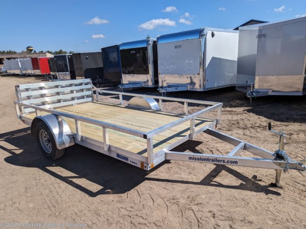 2024 Mission Trailers MU 80x12 utility trailer available in Perham, MN