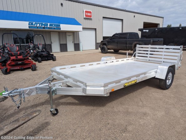 2025 Aluma 7814S-BT 6.5x14 Bifold tailgate utility trailer available in Perham, MN