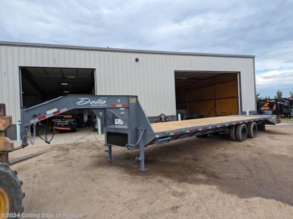 2024 Delta 102x32 flatbed gooseneck available in Perham, MN