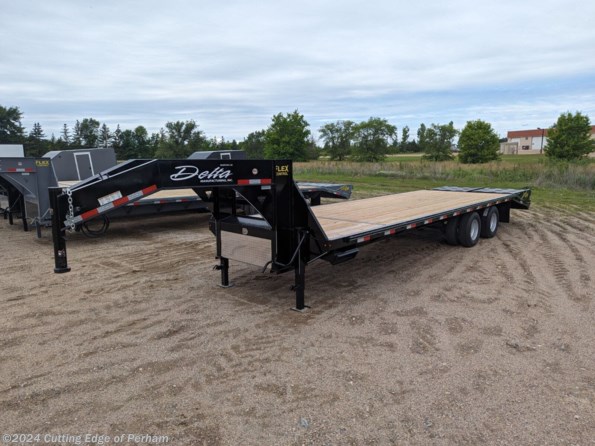 2024 Delta 102x30 flatbed gooseneck available in Perham, MN