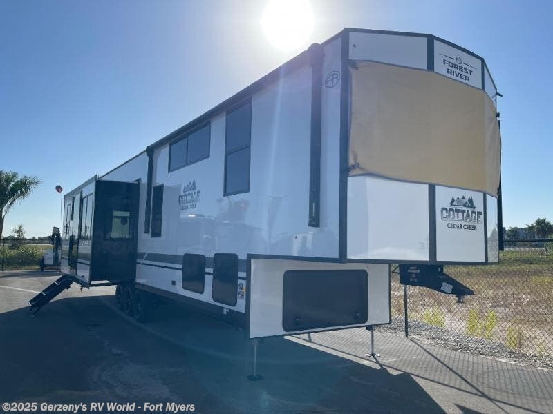 New 2026 Forest River Cedar Creek Cottage Fifth Wheels 412FWC available in Fort Myers, Florida