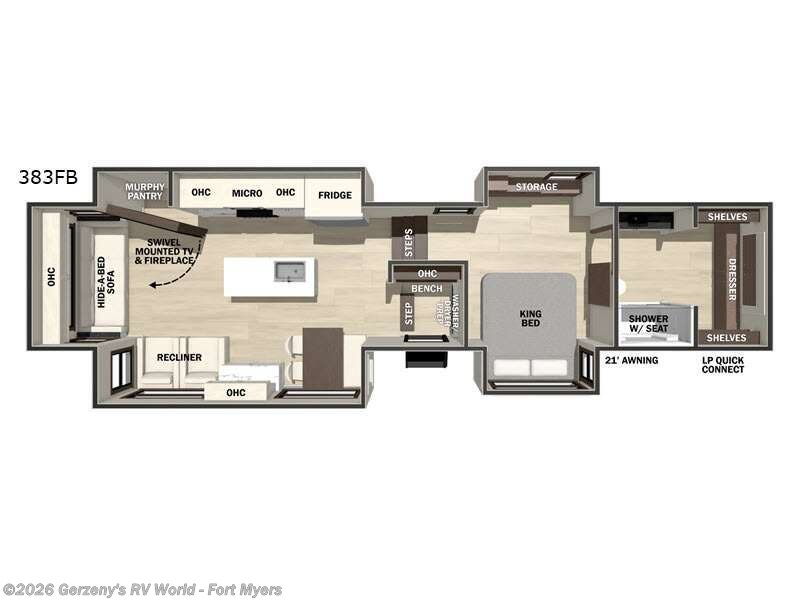 New 2026 Forest River Cedar Creek 383FB available in Fort Myers, Florida