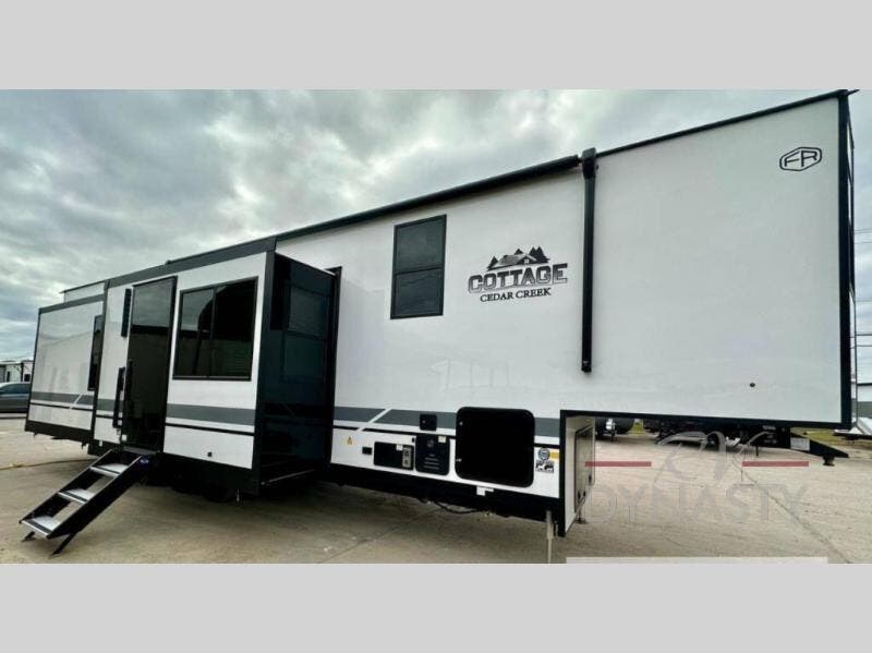 New 2026 Forest River Cedar Creek Cottage Fifth Wheels 413FWC available in Bunker Hill, Indiana