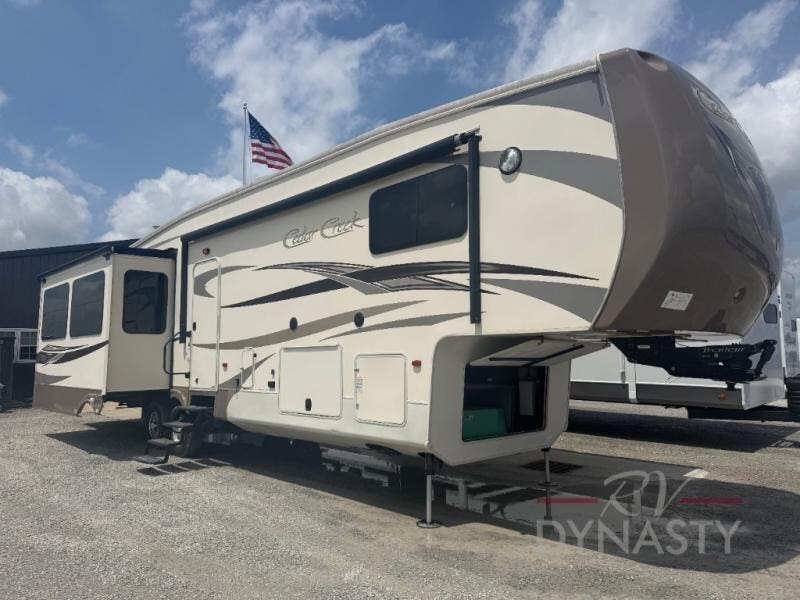 Used 2015 Forest River Cedar Creek 38CK available in Bunker Hill, Indiana